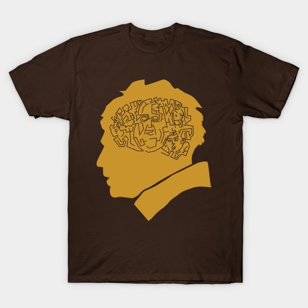 David's Mind (alternative colour) T-Shirt by ZombieMedia